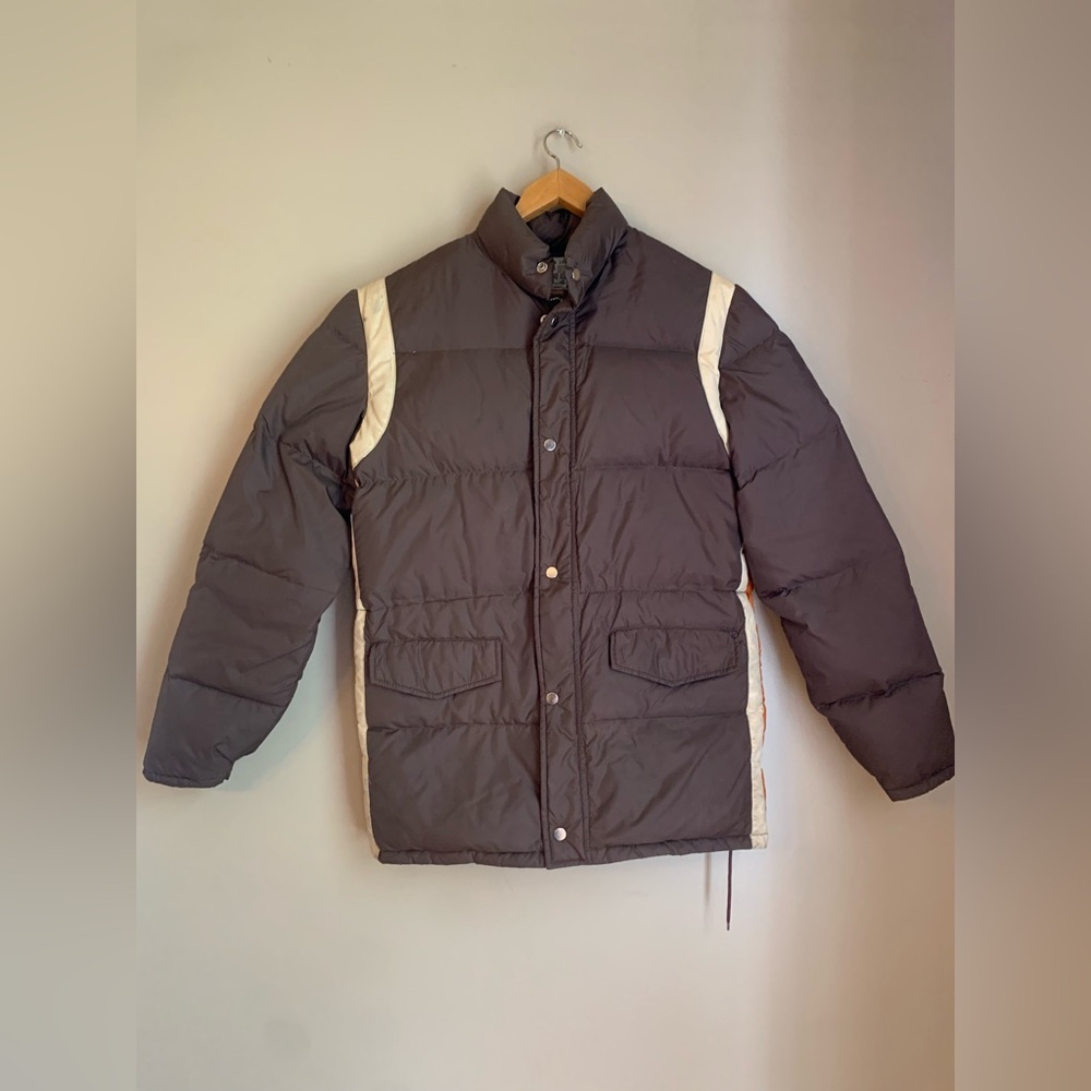 Vintage Kmart Men's Quilted Down Puffer Jacket Coat small
Brown gaper day winter